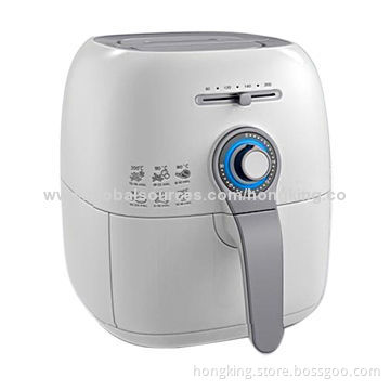 110-240V Air Fryer with 2.2L Capacity and BBQ Grill, 30 Mins Setting, 80-200°C